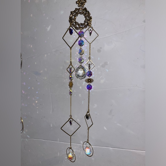 Amethyst suncatcher